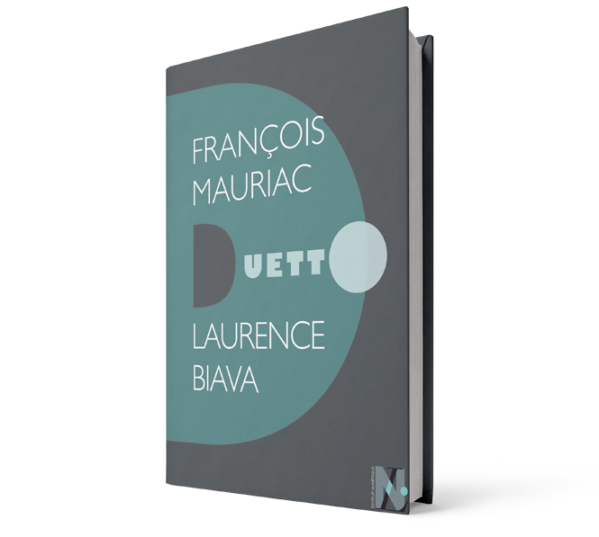Première de couverture du livre "Duetto François Mauriac" de Laurence Biava