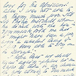Manuscrit de Karen Blixen